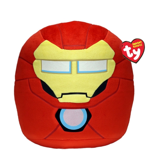 Imagine PLUS TY SQUISHY BEANIES MARVEL IRON MAN 30CM 