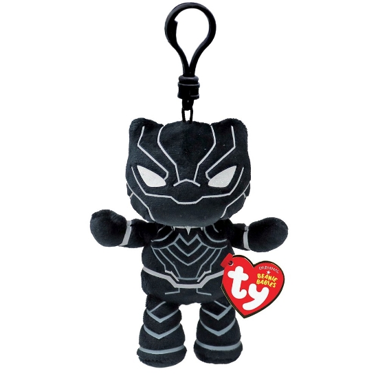 Imagine PLUS BRELOC TY 8.5CM BEANIE BABIES MARVEL BLACK PANTHER
