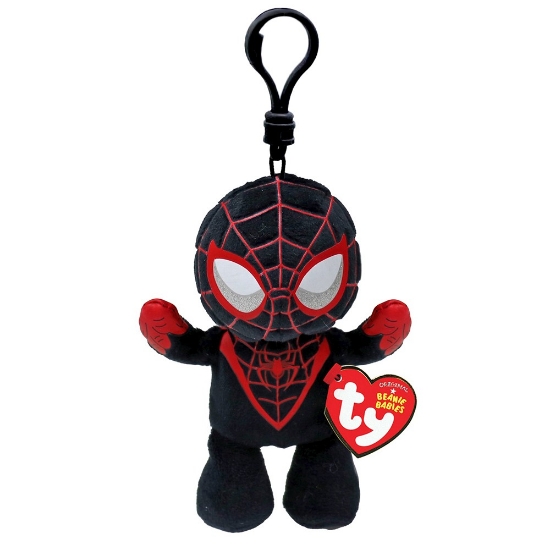 Imagine PLUS BRELOC TY 8.5CM BEANIE BABIES MARVEL MILES MORALES