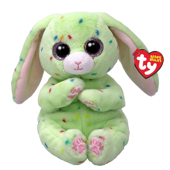 Imagine PLUS TY 15CM BEANIE BELLIES FERN IEPURASUL VERDE