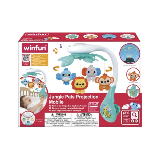 Imagine WINFUN PROIECTOR MOBIL ANIMALUTE DIN JUNGLA