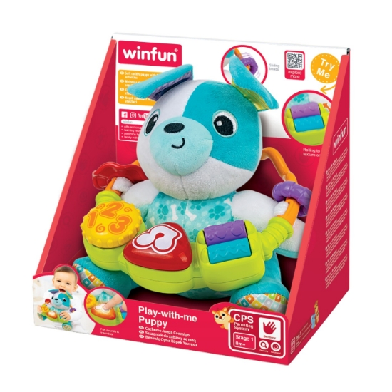 Imagine Căţeluş de plus interactiv Winfun – joacă, sunete și multă distracție!