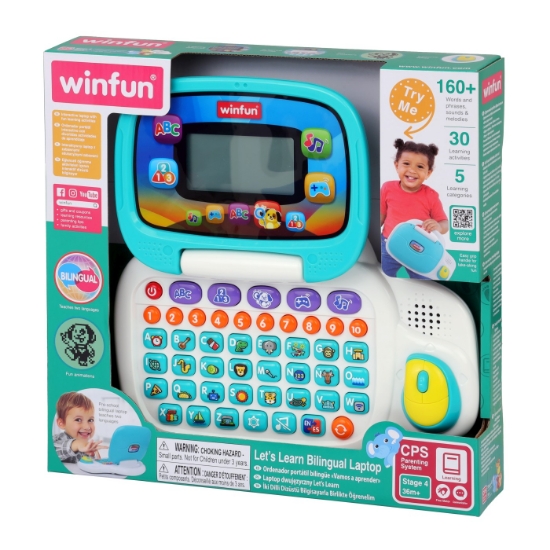 Imagine Winfun laptop să învățăm bilingv