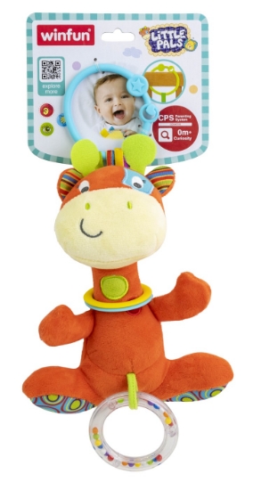 Imagine Winfun zornăitoare cu biluțe girafă