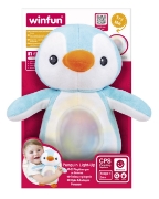 Imagine WINFUN JUCARIE PINGUIN ALBASTRU CU SUNETE SI LUMINI
