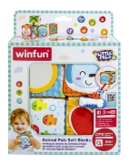 Imagine WINFUN SET 4 CUBURI STIVUIBILE DIN MATERIAL TEXTIL