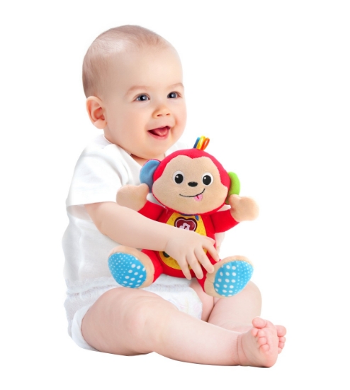 Imagine Maimuțica interactivă Winfun – cu lumini, melodii și fraze educative