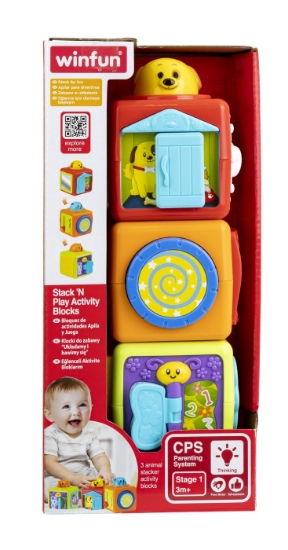 Imagine WINFUN SET 3 CUBURI CU ACTIVITATI