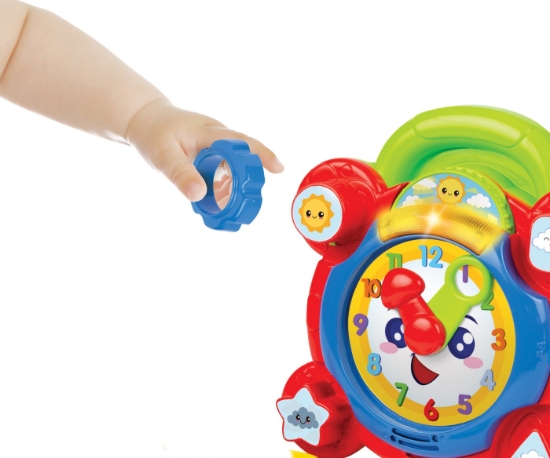 Imagine Ceas interactiv Winfun – învățare distractivă despre timp și forme!