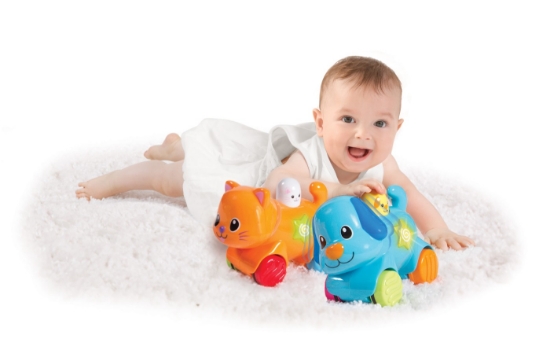 Imagine Căţeluş interactiv Winfun – jucărie veselă pentru bebeluşi curioşi