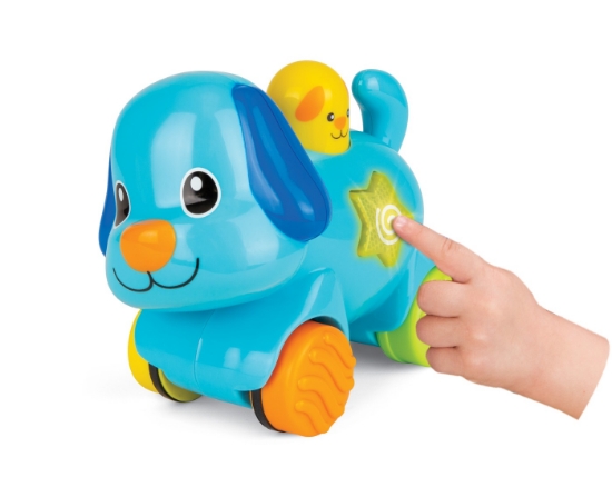 Imagine Căţeluş interactiv Winfun – jucărie veselă pentru bebeluşi curioşi