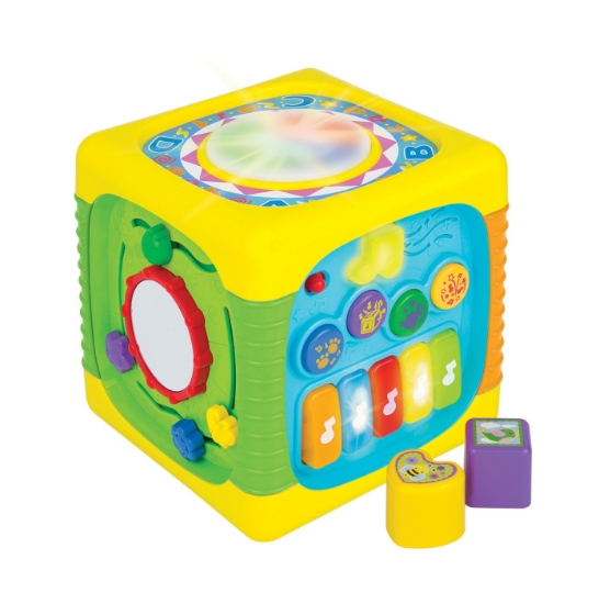Imagine Cub muzical Winfun – sunete, lumini și forme pentru joacă educativă!