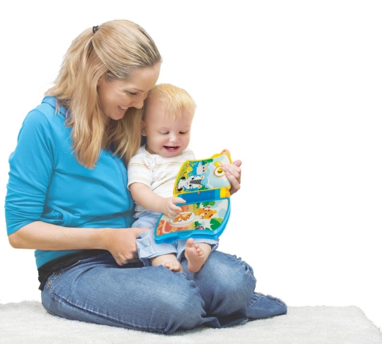 Imagine Cărticică interactivă cu sunete Winfun – 5 pagini cu activități, animale și melodii 