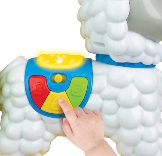 Imagine Winfun jucarie de impins alpaca