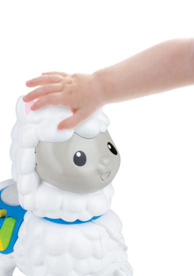 Imagine Winfun jucarie de impins alpaca