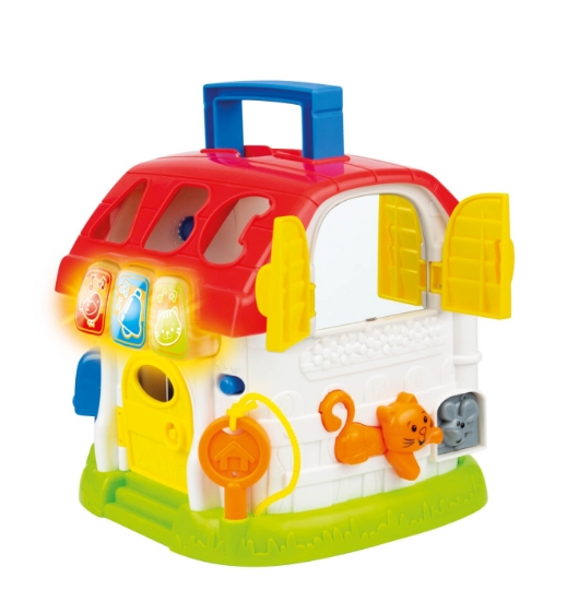 Imagine Winfun căsuță interactivă cu forme, litere și lumini – pentru învățare prin joacă