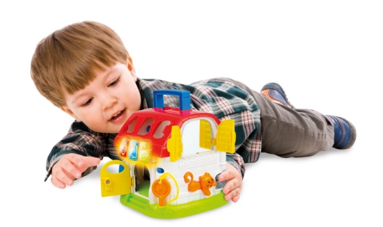 Imagine Winfun căsuță interactivă cu forme, litere și lumini – pentru învățare prin joacă