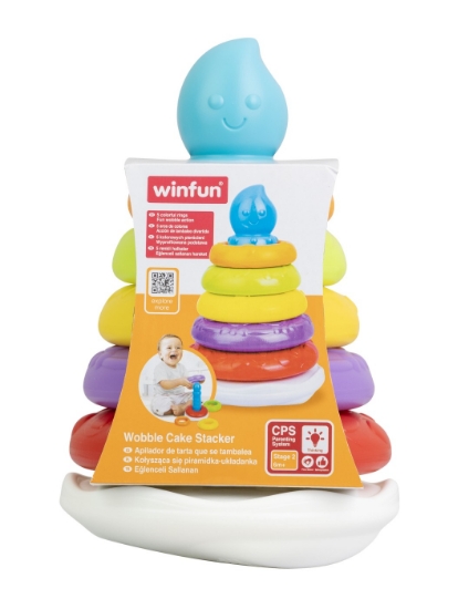 Imagine WINFUN TURN CU CERCURI COLORATE IN FORMA DE TORT