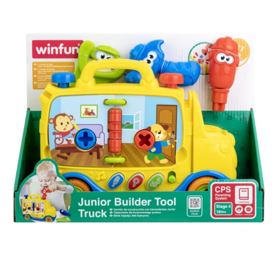 Imagine Camion interactiv Winfun cu unelte, sunete și melodii educative