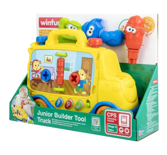 Imagine Camion interactiv Winfun cu unelte, sunete și melodii educative