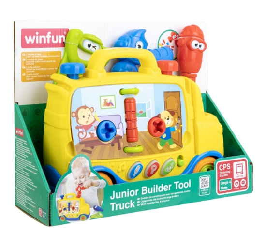 Imagine Camion interactiv Winfun cu unelte, sunete și melodii educative