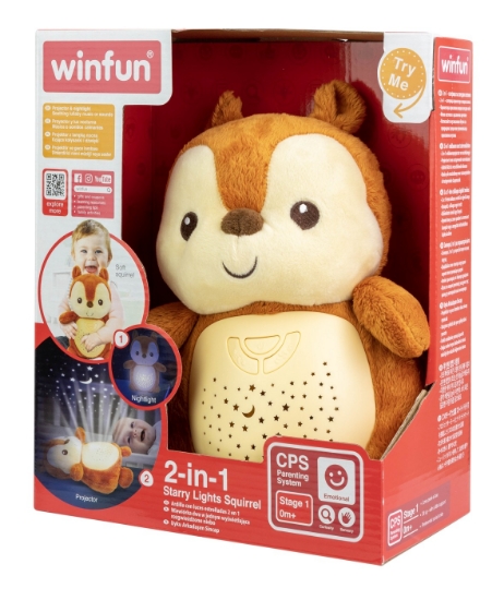 Imagine Winfun proiector si lampa de veghe veverita