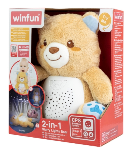 Imagine Winfun proiector si lampa de veghe ursulet