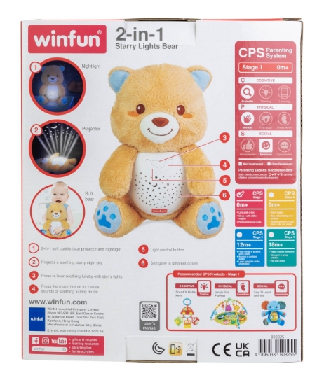 Imagine Winfun proiector si lampa de veghe ursulet