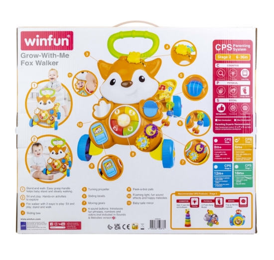 Imagine Antemergător Winfun Vulpiță cu lumini, sunete și activități educative