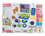 Imagine Winfun Casa de marcat interactivă – set complet cu scanner, monede, accesorii și sunete realiste