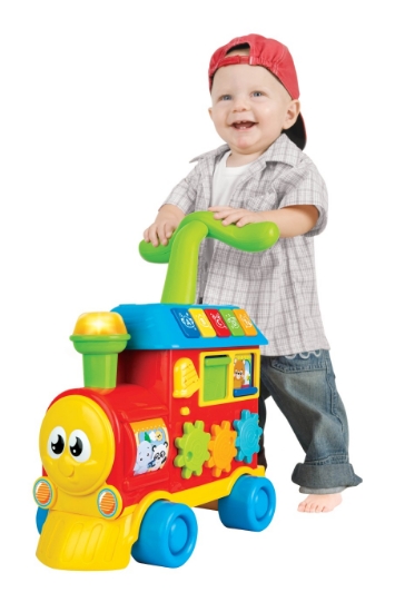 Imagine Antemergător Winfun Trenulet 3-în-1 cu lumini și sunete educative