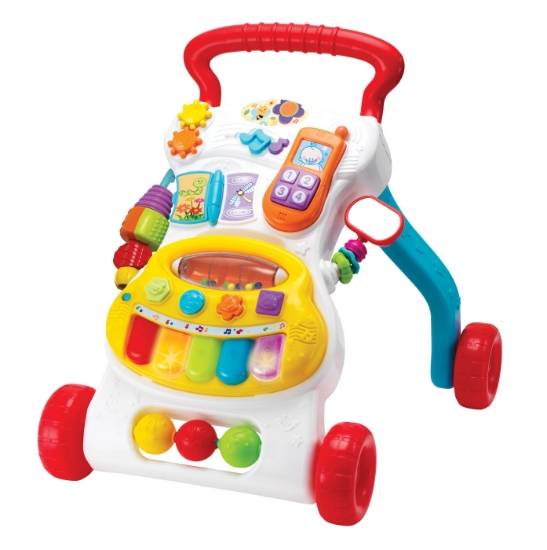 Imagine Antemergător educativ Winfun 2-în-1 cu centru de activități muzicale