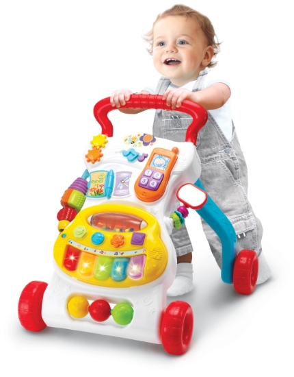 Imagine Antemergător educativ Winfun 2-în-1 cu centru de activități muzicale