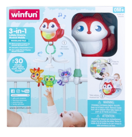 Imagine WINFUN PROIECTOR 3 IN 1 VULPITA