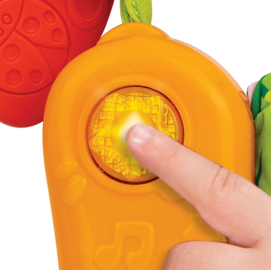 Imagine Carte senzorială Winfun – texturi moi, sunete vesele și distracție pentru cei mici 🐵📖✨