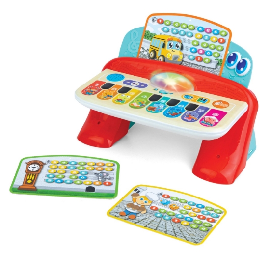 Imagine Winfun pian cu sunete si lumini cu 8 taste