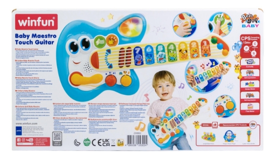 Imagine  Chitară interactivă Winfun – sunete, lumini și distracție muzicală!