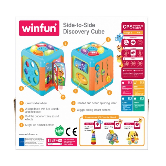 Imagine Cub educativ Winfun – distracție și descoperire pe fiecare latură!