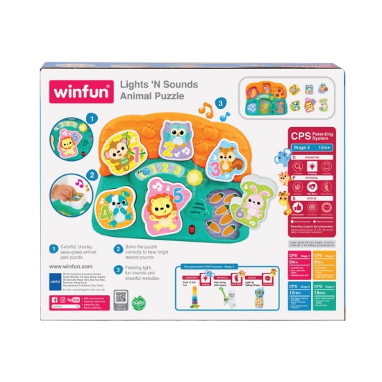 Imagine Winfun puzzle cu sunete