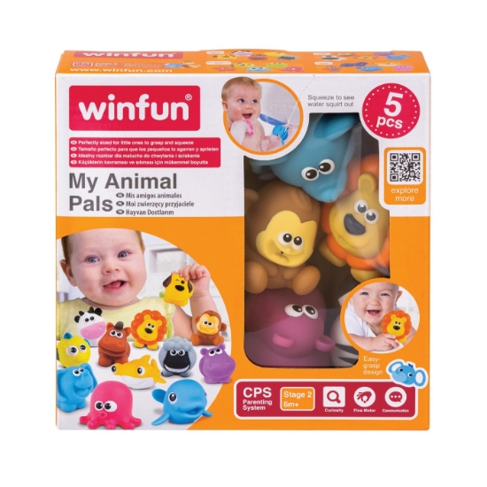 Imagine WINFUN SET JUCARII DE BAIE ANIMALUTE DIN JUNGLA