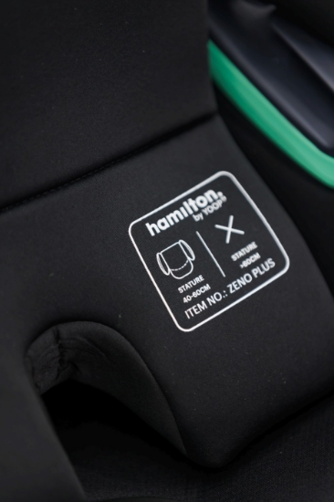 Imagine Scoică auto Hamilton Zeno i-Size 40–87 cm, RWF, Black