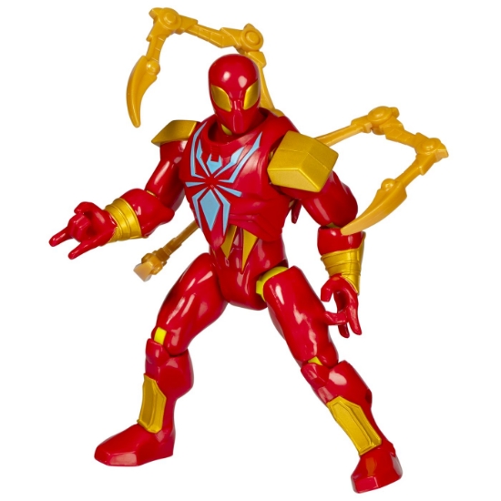 Imagine MARVEL AVENGERS MIX MASHERS FIGURINA IRON SPIDER CU ACCESORII 12CM
