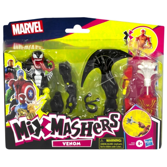 Imagine MARVEL AVENGERS MIX MASHERS FIGURINA VENOM CU ACCESORII 12CM