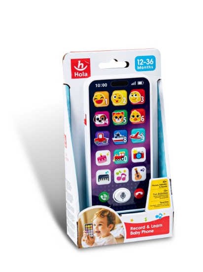 Imagine  TELEFON MOBIL INTERACTIV BEBE INREGISTREAZA SI INVATA