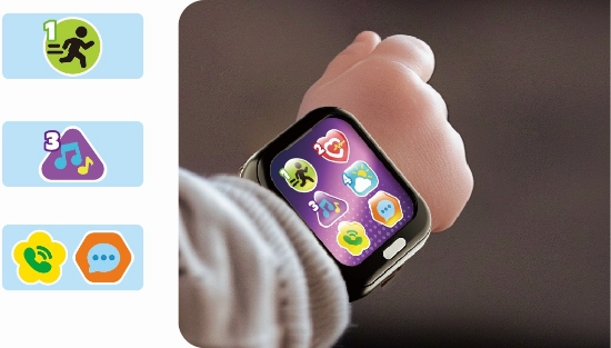 Imagine Ceas educativ Hola – Primul smartwatch al curiozității!