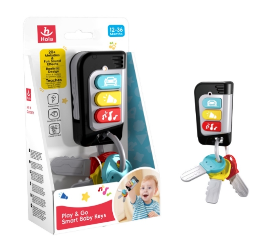 Imagine Jucărie interactivă chei auto bebe – Joacă-te și pornește