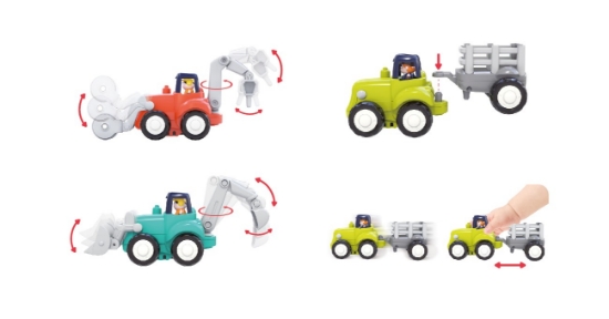 Imagine Mașinuță de construcții cu fricțiune