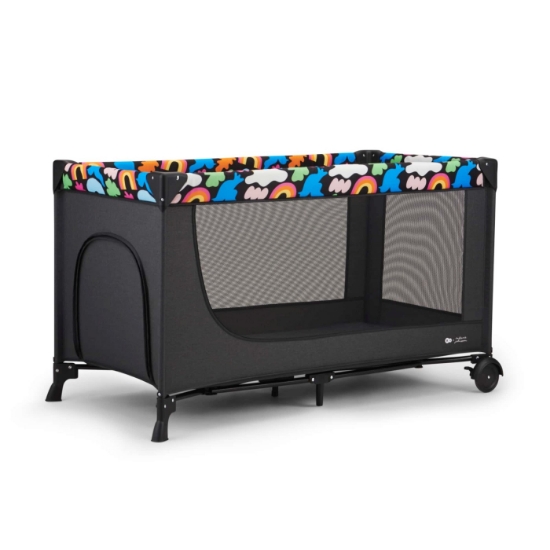 Imagine Pătuț Travel Kinderkraft JOY2, fără accesorii, Black