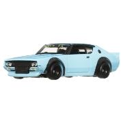 Imagine HOT WHEELS TRANSPORTATOR FLEET FLYER CU MASINUTA NISSAN SKYLINE 2000 GT-R LBWK SCARA 1:64