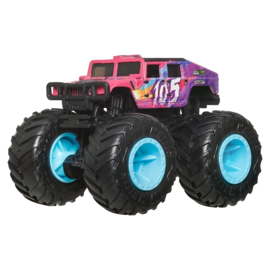 Imagine Hot Wheels Monster Truck mașinuță Humvee 4-CT Fastback scara 1:64